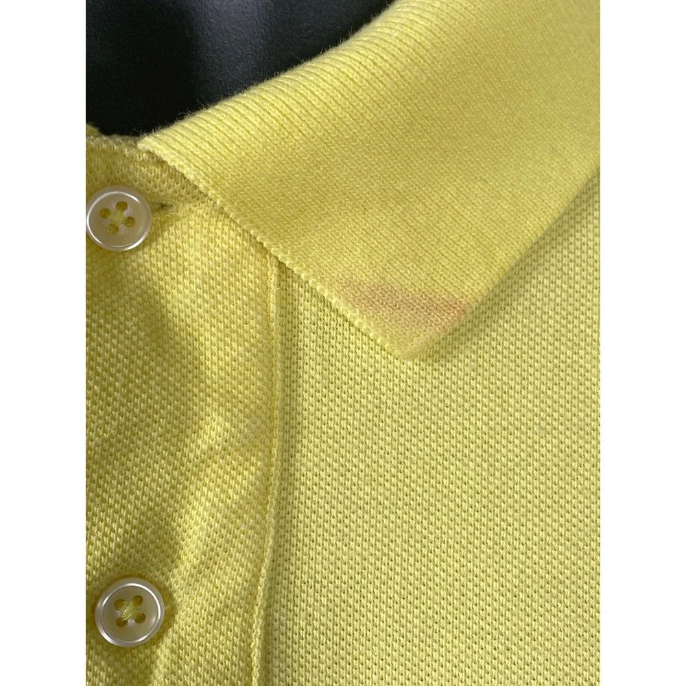 Polo Ralph Lauren Men's XXL Yellow‎ Polo Shirt Turquoise Pony Short Sleeve